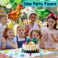48Pcs Glow In Dark Mini Dinosaur Figures Easter Eggs Fillers Birthday Party Favors Supplies Dino Cupcake Toppers Pinata Goodie Bags Stuffers Classroom Prizes Treasure Box Trinkets Bulk Toy Kids Gifts
