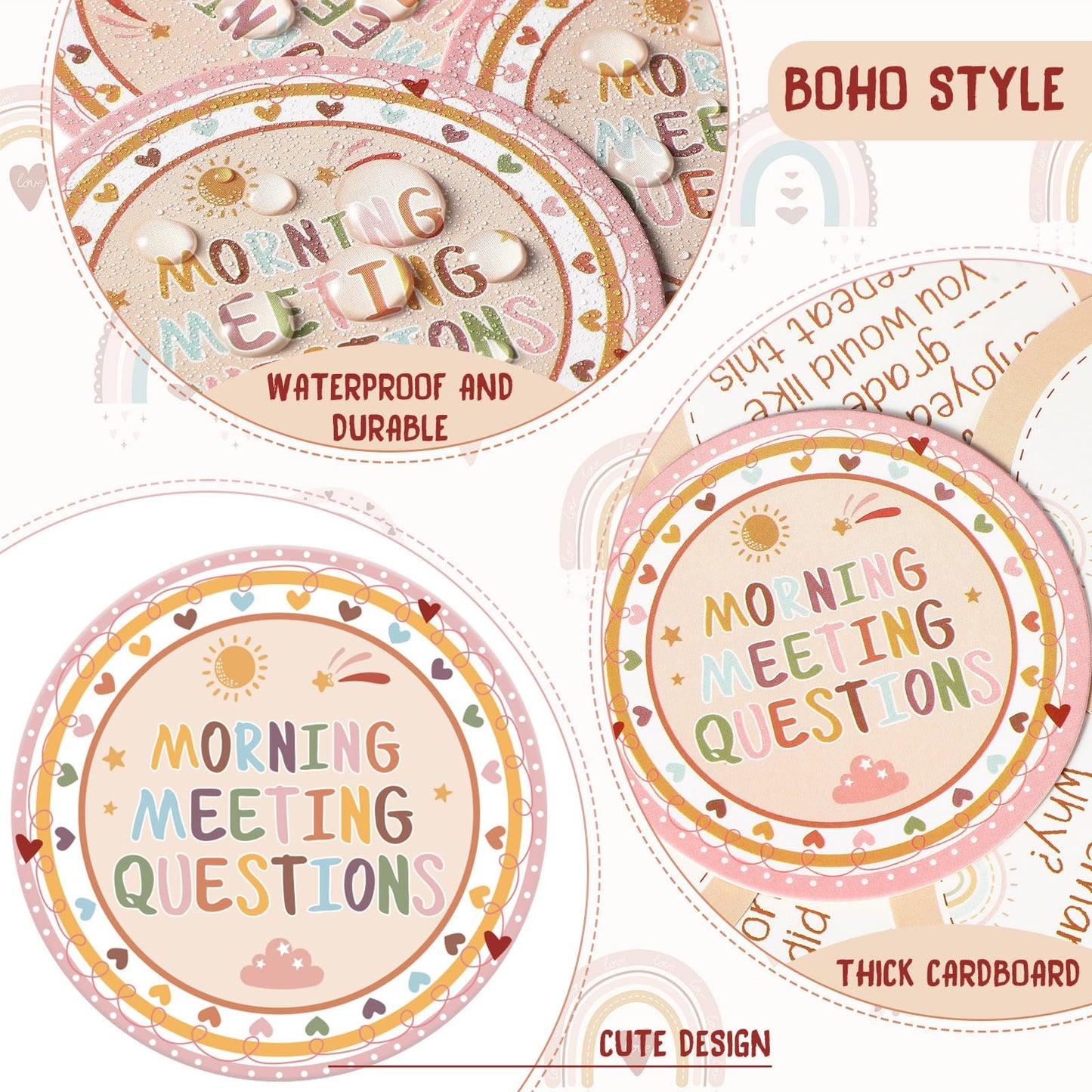 50 Morning Meeting Chips Questions Cards For Students, Classroom Questions Ideas Cards Conversation Starter For Classroom Activi