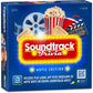 GAME NIGHT MEDIA Soundtrack Trivia Movie Game - 15 Second Music Clips, Board Game for Family & Kids, Medium, Cardboard, Red/White/Blue/Yellow