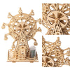 Auryee Solar 3D Wooden Puzzle Ferris Wheel Diy Model Kit Craft Sets Educational Wood Mechanical Building Toys For Adult Men Kids Age 8 10 12 14+