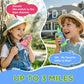 Walkie Talkies For Kids With 5 Colourful Channels,Compass Flashlight And Magnifying Glass,3 Miles Range For Outside, Camping, Hi