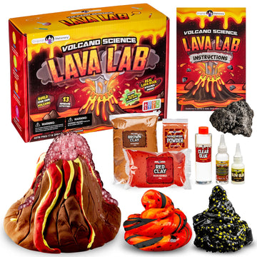 Original Stationery Lava Science Slime Kit, Fun Science Kit To Play Slime Games, Create Glow In The Dark Slimes & Make Experiments For Kids 6-8