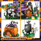 Qesfir Haunted House Building Blocks Set - Christmas Building Toys Kit For Kids Halloween Displayable Model Thanksgiving Gift Fo