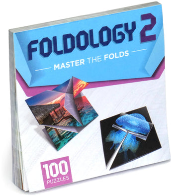 Foldology 2 - Master The Folds (Expansion Pack). Puzzle Game For Tweens, Teens, And Adults. 100 Origami Brain Teasers. Ages 10+