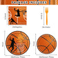 96PCS Basketball Party Supplies - Dinnerware Sets with Plates, Napkins, Forks - Boys Birthday Party Decorations - Serves 24