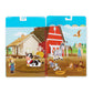 Melissa & Doug Restickable Stickers Flip-Flap Pad 3-Pack, Classic Missions, Adventure Bay, 7.5 inches, Multi, Model 33309