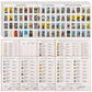 420 PCS Mini Tarot Stickers for Journaling, 1.25 x 0.78 Tarot Card Stickers Based on Rider Waite Tarots Deck, 8 Tarot Cheat Sheet Included -Like New