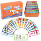 Gencokok 30Pcs Read And Rhyme Flip Books, Interesting Word Family Flip Books, Abc Vocabulary Flash Cards, Sight Words Flash Card