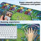 MTGPRO Playmat for Magic The Gathering - 24x14" Green Non-Slip Rubber Base, Stitched Edges, Includes Storage Bag