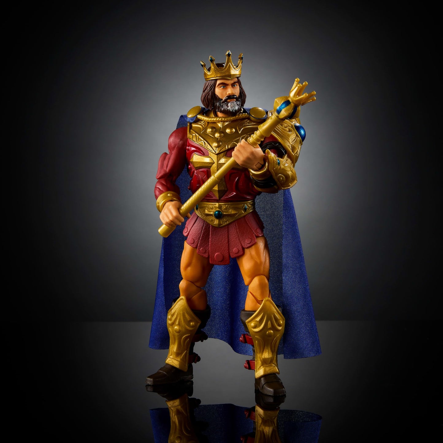Masters of the Universe Masterverse 7-Inch King Randor Action Figure, Multicolor, Plastic, Model JBP79