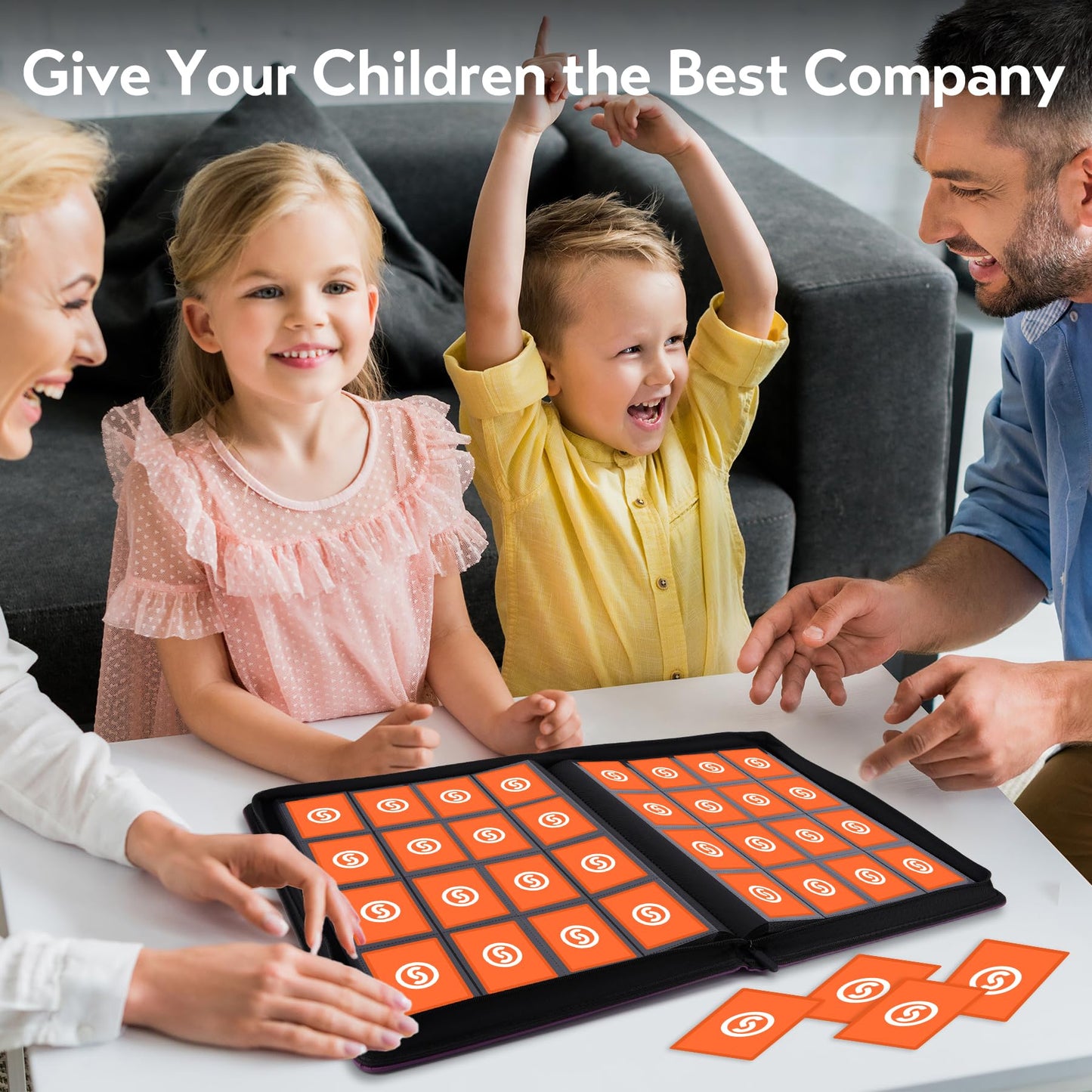 1000+ Pockets Trading Card Binder  enhanced 16 Pocket Card Binder  Ringless Side Loading Collection Album Holder Folders for MTG  TCG  Game Cards & Sports Cards (Orange)