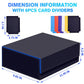 WUTONMU Trading Card Storage Box for MTG, 1800+ PU Leather Deck Box, Magnetic Closure Case Organizer Fits Game Sports Cards