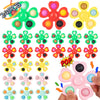 24 Pcs Fidget Spinners Bulk-Mini Pop Bubble Fidget Spinner Toys For Kids Teens Adults Party Favors Games,Birthday Return Gifts G