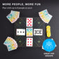 Brybelly Nertz Royal Rumble Card Game - Party Solitaire Game, Up To 8 Players - 2 Decks Colorful Playing Cards, Wide Poker Cards