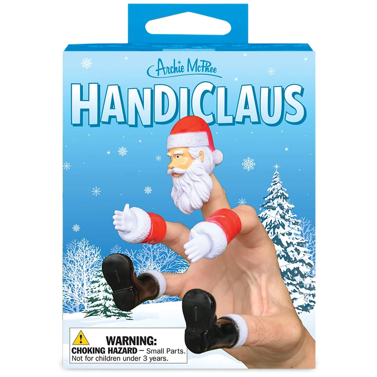 Mcphee Archie Handiclaus Santa Claus Christmas Finger Puppet Set!