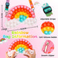 Scione Birthday Gifts For Girls,Valentines Day Gifts For Teens Kids Daughter Sister Her,Pop Purse Fidget Stress Release Toy, Rai