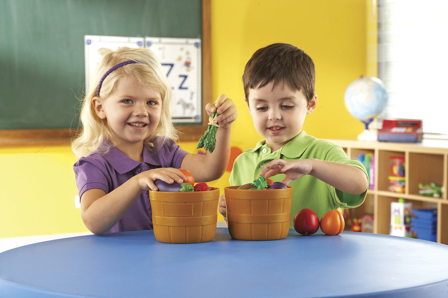 Learning Resources New Sprouts Bushel of Fruit - 10 Pieces, Ages 18+ months Toddler Learning Toys, Pretend Play Food for Toddler