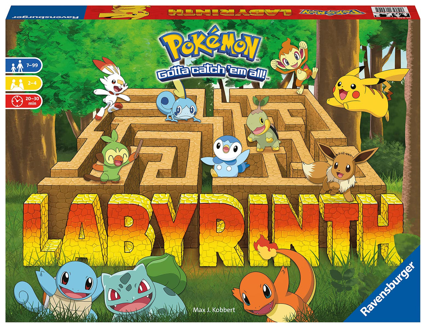 Ravensburger Pokémon Labyrinth Board Game for Kids & Adults | Engaging Family Fun | 2-4 Players | Multi-Coloured | Model 26949