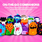 Cats Vs Pickles 12Pk Mystery Bags Fuchsia Wave B 4' Bean Filled Plushies | Blind Bags For Girls And Boys | Surprise Bean Collectibles | Sensory Friendly Mystery Bag Toys For Kids & Adults | 12-Pack