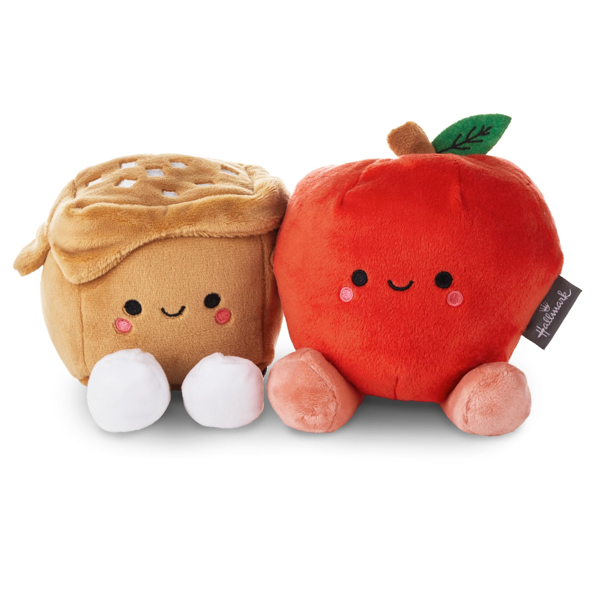 Hallmark Better Together Magnetic Plush Toy (Caramel And Apple) 6.5' Stuffed Toys, Gifts For Kids