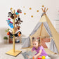 Montex Puppet Stand Up To 15 Puppets, Wooden Puppet Tree, Puppets Holders