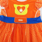 Marendyee Girls Kitties Costume Dress Christmas Gift For Kids Tulle Mesh Cosplay Dresses Flutter Sleeve
