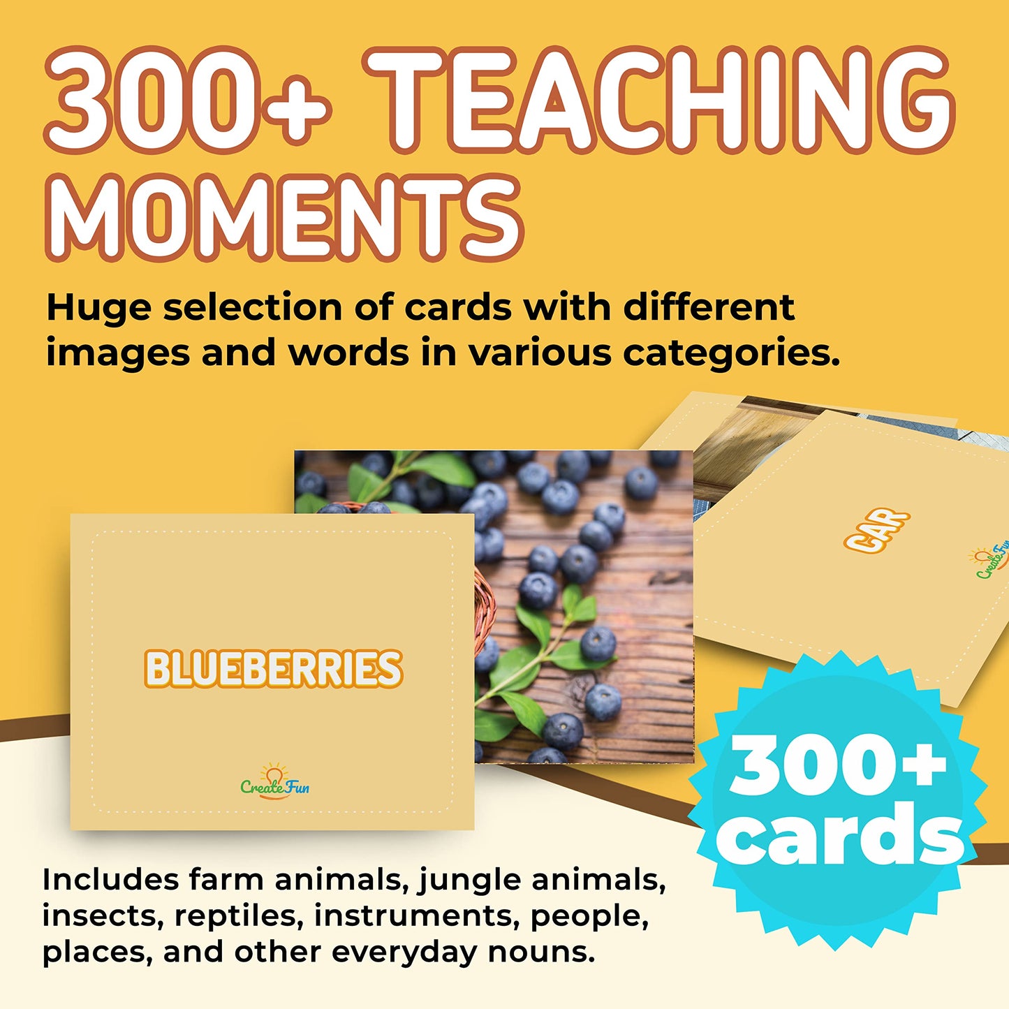 Noun Flash Cards Volume 1-50 Educational Flash Cards For Children And Adults - Fun Vocabulary Builder Flash Cards For Speech Therapy, Esl, Occupational Therapy, And More