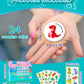 Wooden Dinosaur Memory Game For Kids - 24-Piece Matching Cards & 5 Tattoo Stickers, Educational Toys For Pre-Kindergarten Early Learning