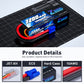 Zeee 2S Lipo Battery 7200mAh 7.4V 120C Hard Case RC Battery with EC5 Connector for RC Car Truck RC Vehicles Truggy Buggy Tank He