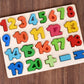 Wnwl Puzzle Wooden Abc Alphanumeric Shape Puzzles Toddler Learning Puzzle Toys, Letter And Number Shape Puzzles, Preschool Learn