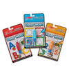 Melissa & Doug On The Go Water Wow! Reusable Water-Reveal Activity Pads,3-pk, Colors, Numbers, Alphabet