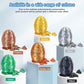 iBuddy 3D Printed Dragon Egg  Easter Egg with Dragon Inside  Pearlescent for Easter Basket Stuffer & Birthday Party Gift (Gold Red)