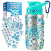 Gift For Girls, 5 6 7 8 9 10 Year Old Girl Birthday Gift, Decorate Your Own Water Bottle With Gem Stickers For Kids, Arts And Cr