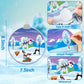 Cy2Side 12 Set Winter Polar Animal Sticker Scene For Kids Make A Winter Scene With Polar Animals Make Your Own Snowy Bear Sticker Craft Diy Art Crafts For Kids Holiday Class