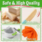 Lehoo Castle Play Food Sets for Kids Kitchen, Wooden Toys Play Kitchen Accessories with Pot and Pan, Pizza Toy Pretend Play for