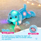 Wewill 18'' Light Up Puppy Stuffed Animal Creative Night Light Lovely Led Dog Glow Soft Plush Toy Gifts For Kids On Christmas Birthday Valentines Festivals, Blue