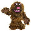 Living Puppets 12-Inch Plush Friendly Brown Monster Hand Puppet - Fine European Design, Ultra-Soft And Cuddly, Promotes Child De