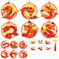 Epakh 24 Sets Chinese New Year Craft 2026 DIY Chinese Tissue Paper Crafts Kit Make Your Own Hanging Ornament with Clouds Sticker