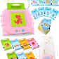 385 Words Spanish & English Talking Flash Cards For Toddlers 2-4 Years Old, Autism Toys, Speech Therapy Toys, Educational Learni