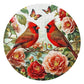 PPuzzling Vintage Floral Bird Puzzle, 1000 Pieces, Round, High Skill Level, Adults