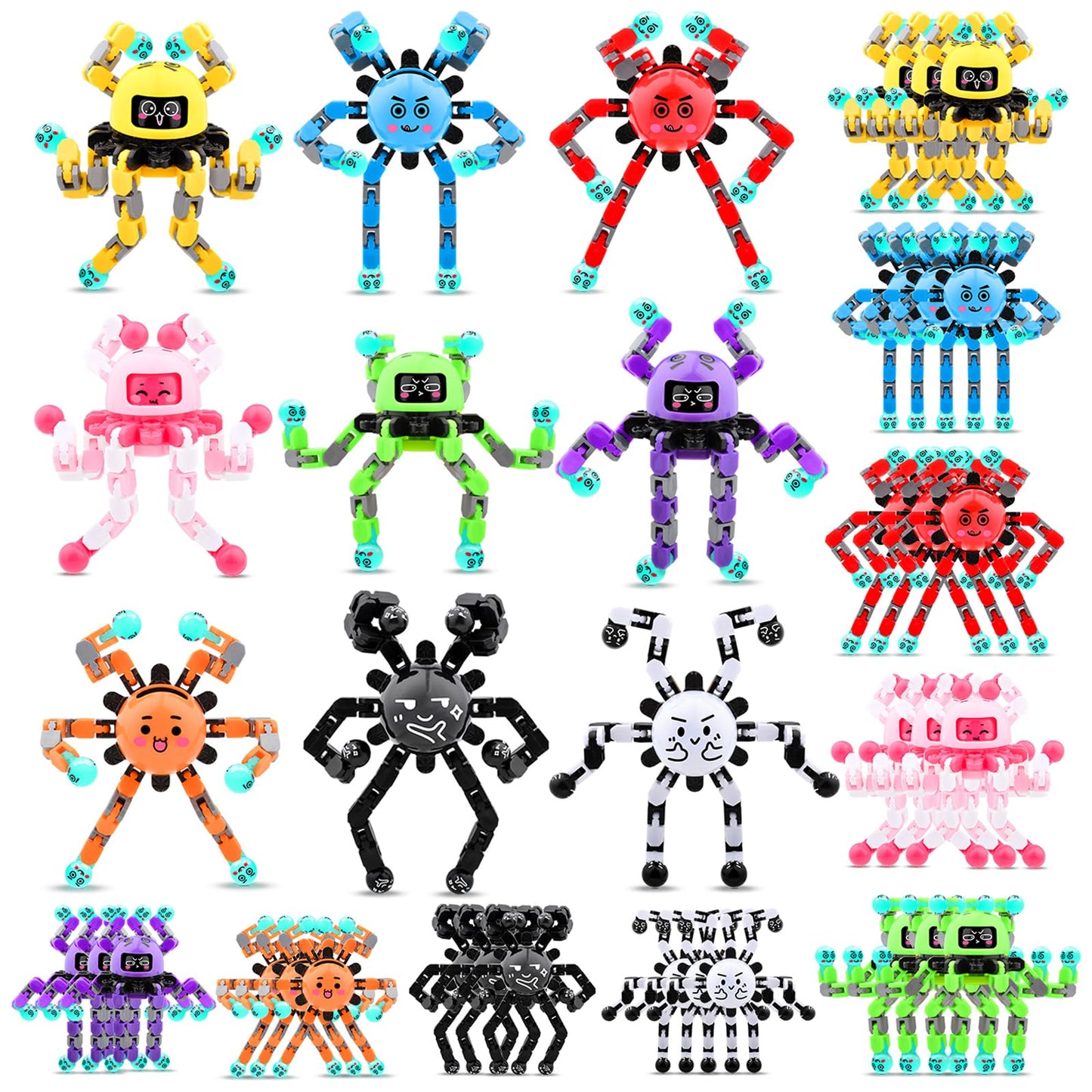 ASIOWELY 36 PCS Christmas Stocking Stuffers Fidget Spinner Toys for Kids & Adults,Party Favors Supplies Goodie Bags Birthday Gif