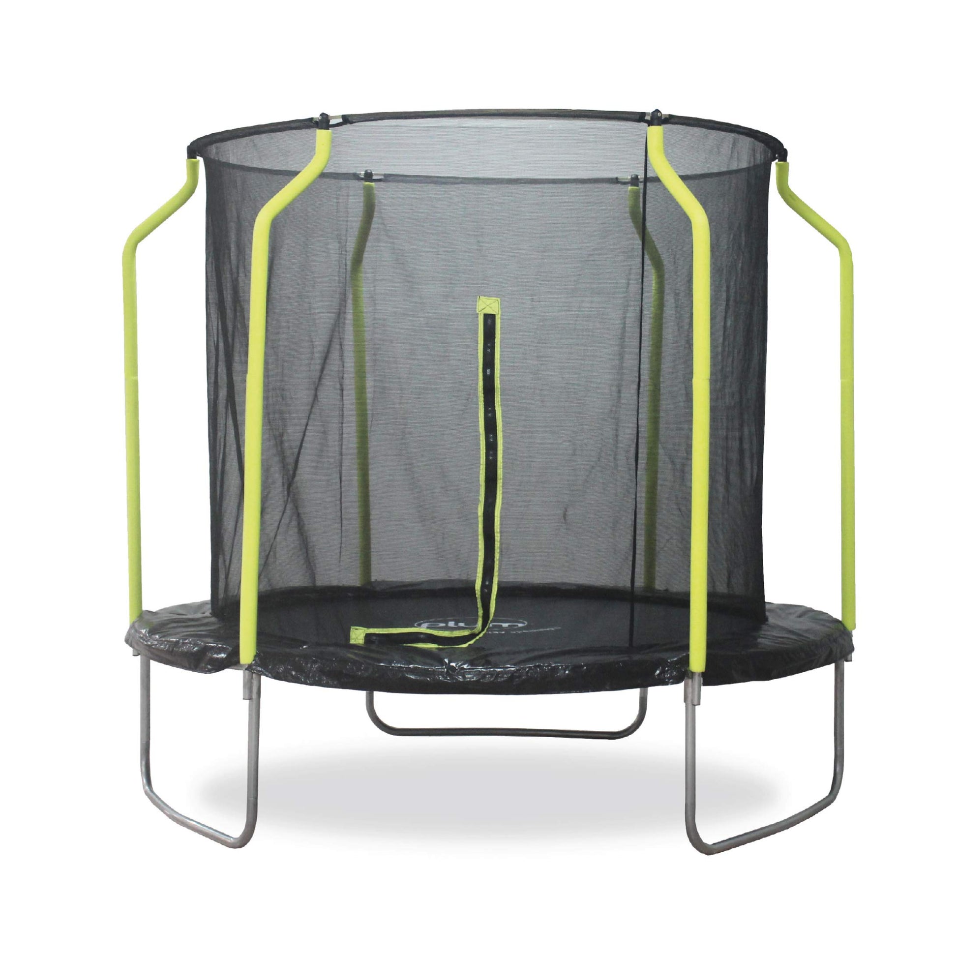 Plum 8 Feet Spring Safe Trampoline With Safety Net For Kids And Adults
