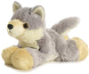 Aurora® Mini Flopsie™ Woolsey™ Stuffed Animal, Gray, 8 Inches, Polyester, Model 31172