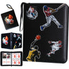 Coyoro Large-Capacity Sports Card Binder With 4 Pockets And 50 Sleeves Fits 400 Cards, Perfect For Baseball, Football, Basketbal