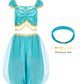 Kids Princess Dress Up Clothes For Little Girls, Bibuty Pretend Play & Dress Up Princess Costume Set With Princess Dresses Crown Cape For Little Girls, Princess Toys Gifts For 3-6 Toddler Little Girls