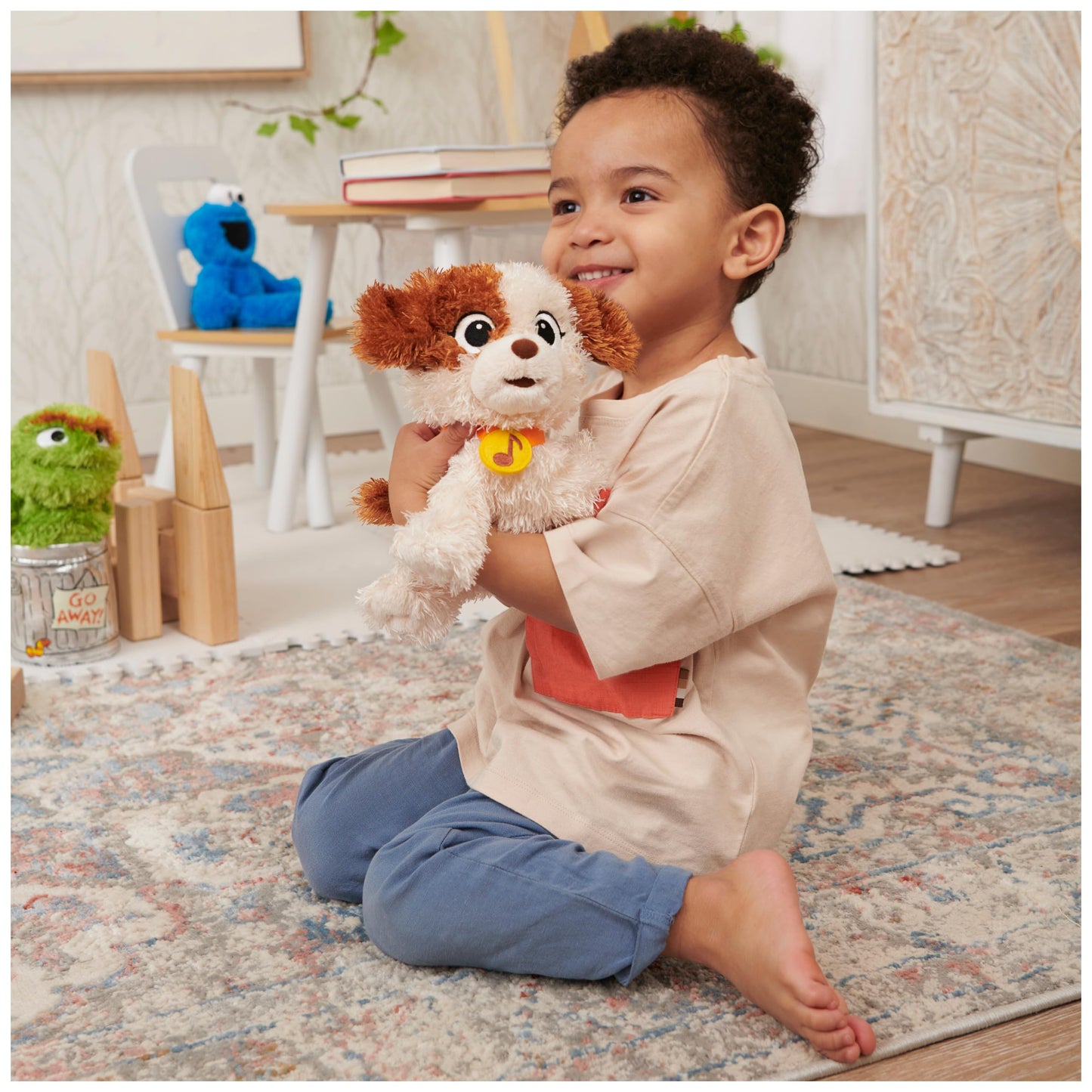 GUND Tango Plush Stuffed Animal, High-Pile Material, Brown/Cream, 7", Ages 1+