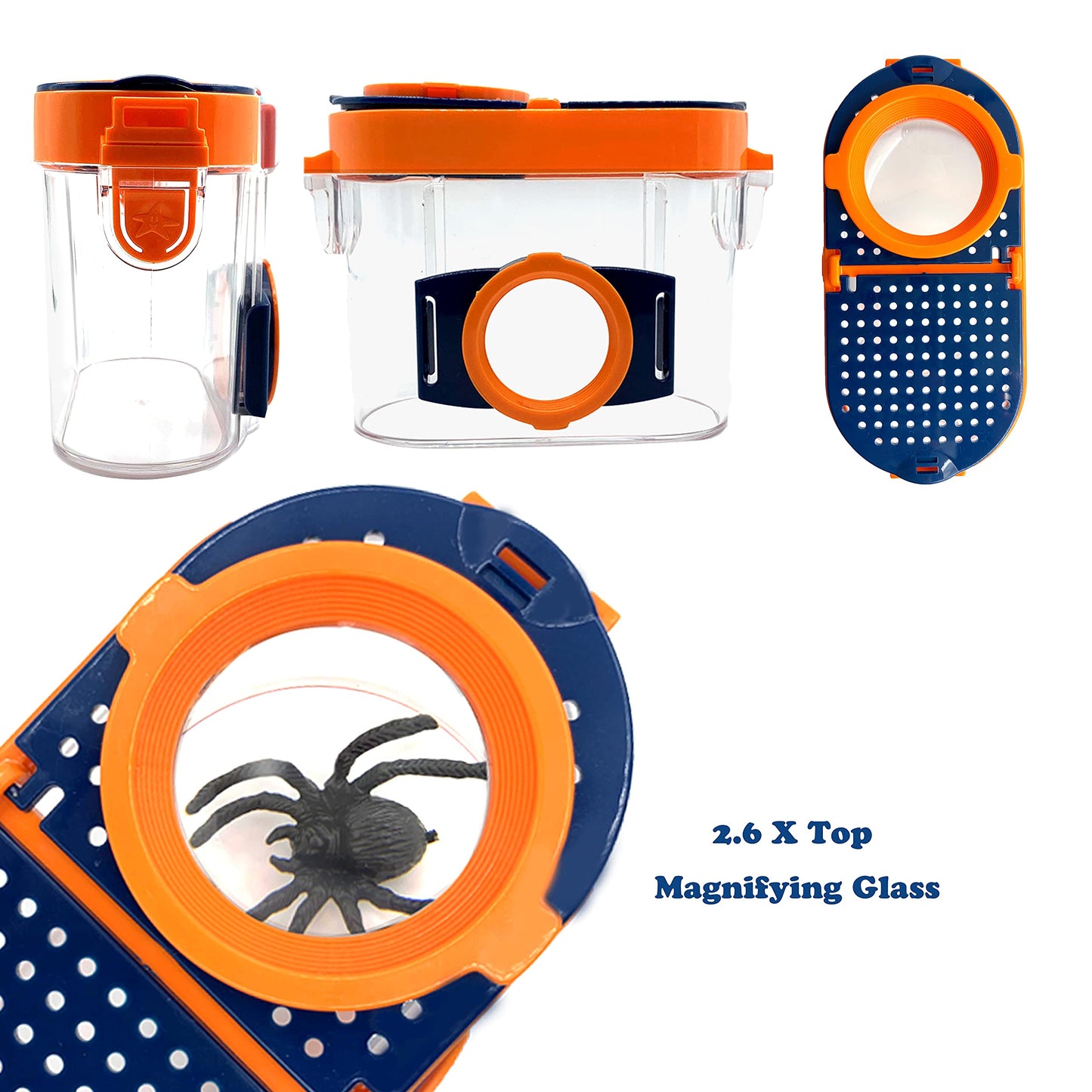 Jtcjozz Bug Catcher Kit, Bug Collection Kit, Outdoor Nature Explorer Kit With Tweezers, Stickers, Science Educational Kit, Bug O