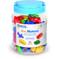 Learning Resources Mini Motors Counting and Sorting Set, 72 Pieces, Medium, Multi Color, Ages 3+, Model LER0190, Rubber Math Counters