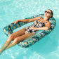 Inflatable Pool Float for mature-themeds  Fabric Covered Pool Chair Float for mature-themeds  mature-themed Pool Float for Lake  Pool Chair Float Pool Floaties for Lake  Beach  Pool Floating
