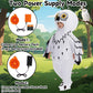 Searhmomo Inflatable Owl Costume for Kids Halloween Owl Blow Up Costumes Animal Inflatable Costume for Girls Boys Themed Party